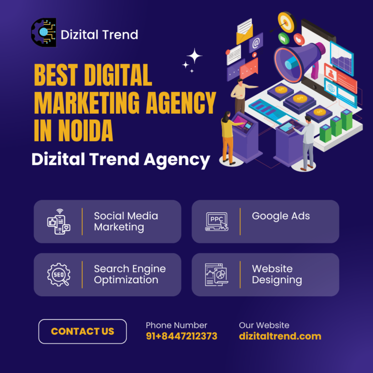 Best Digital Marketing Agency In Noida : Dizital Trend Agency